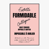 Affiche Personnalisée Pot de Départ Collègue