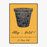 Tableau Pot de Départ Personnalisé Carte Ville