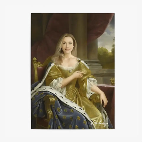 Tableau Personnalisé Portrait de Femme Françoise Marie de Bourbon, duchesse douarière d'Orléans