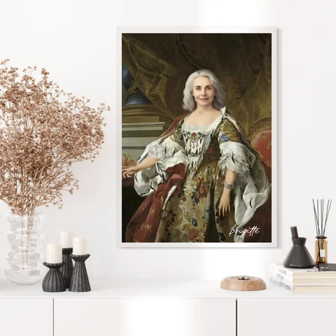 Tableau Personnalisé Portrait de Femme Élisabeth Farnèse Reine d'Espagne