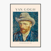 VAN GOGH Self Portrait With Grey Felt Hat 1887