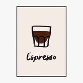 Affiche Et Tableau Minimaliste Café Espresso
