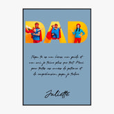 Tableau Famille Personnalisable Photo Dad