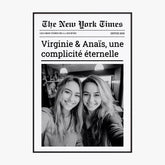 Affiche Personnalisée The New York Times Amis