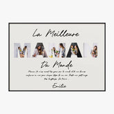 Affiche Famille Personnalisé Photo Maman