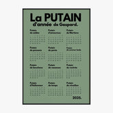Affiche Personnalisée Calendrier La Putain d'Année
