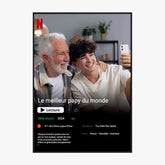 Affiche Personnalisée Poster Netflix Grand Père