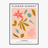 Tableau Fleurs Flower Market Lisbon