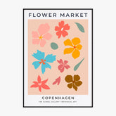 Tableau Fleurs Flower Market Copenhagen