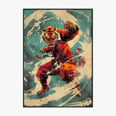 Tableau Animaux Tigre Ninja