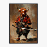 Tableau Animaux Taureau Ninja