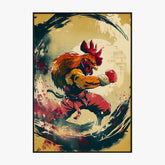 Tableau Animaux Coq Ninja