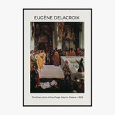 Tableau Eugène Delacroix The Execution of the Doge