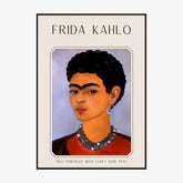 Affiche Frida Kahlo – Self Portrait With Curly Hair 1935