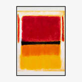 Affiche Déco Mark Rothko Violet Black Orange Yellow