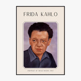 Affiche Frida Kahlo – Portrait Of Diego Rivera 1937