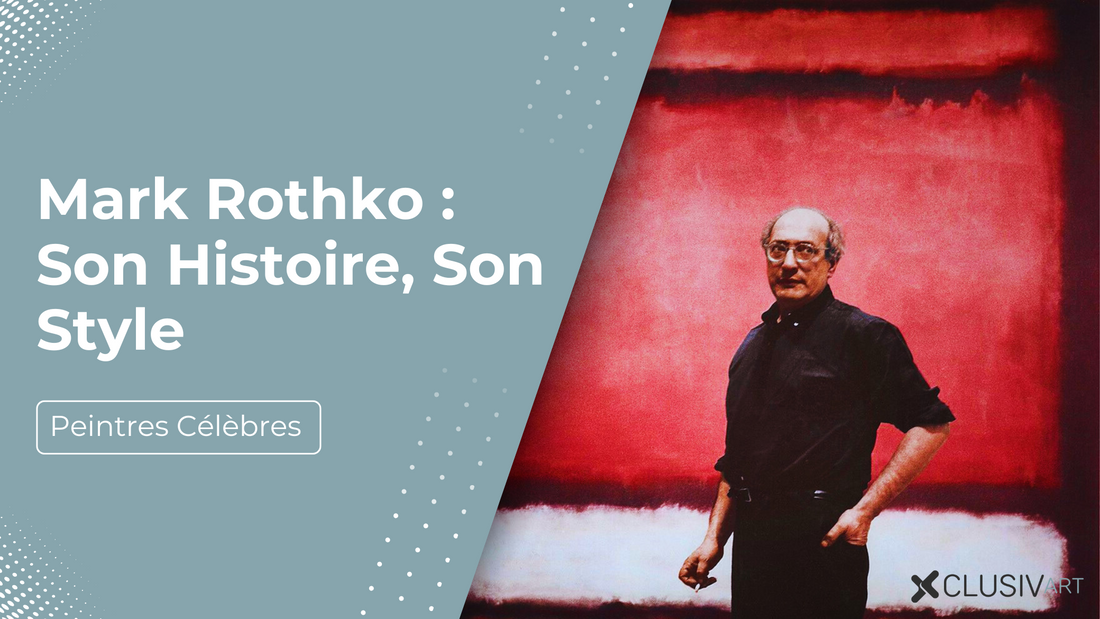 🖼 Qui était Mark Rothko ? Découvrez son histoire, son évolution vers l’expressionnisme abstrait et l’impact de ses œuvres emblématiques sur l’art moderne. 🎨✨