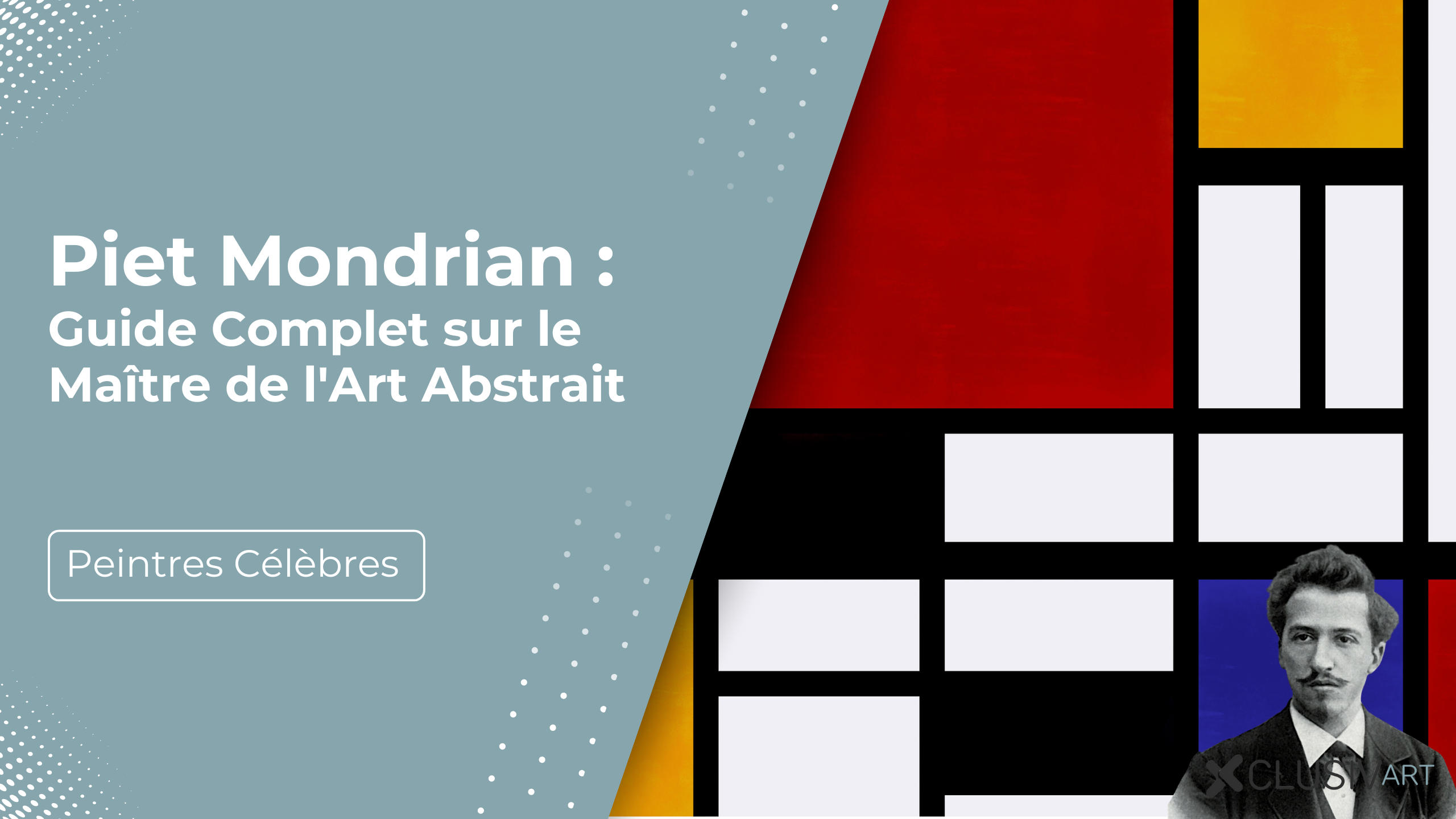Piet Mondrian : œuvres célèbres & affiches pour votre déco – XclusiV-ART