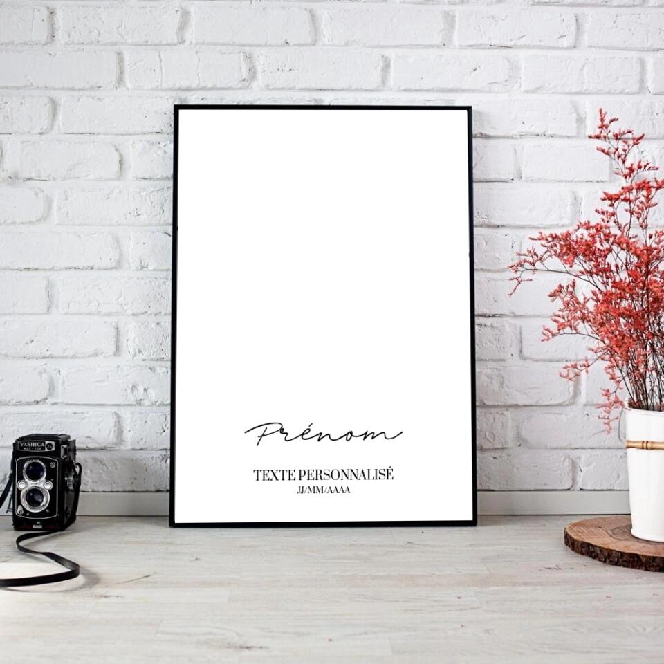 Tableau signe du zodiaque boho Personnalisé