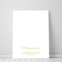 Tableau signe du zodiaque boho Personnalisé Black Édition
