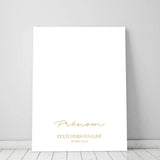 Tableau signe du zodiaque boho Personnalisé Black Édition