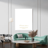 Tableau signe du zodiaque boho Personnalisé Black Édition