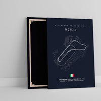 Affiche ou Tableau du Circuit de Formule 1 Autodromo Nazionale di Monza Italie