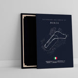 Affiche ou Tableau du Circuit de Formule 1 Autodromo Nazionale di Monza Italie