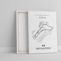 Affiche ou Tableau du Circuit de Formule 1 Autodromo Nazionale di Monza Italie