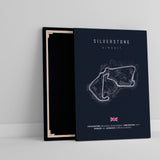 Affiche ou Tableau du Circuit de Formule 1 Silverstone en Grande-Bretagne