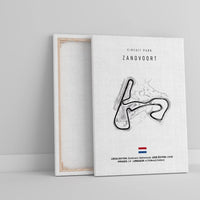 Affiche ou Tableau du Circuit de Formule 1  Zandvoort aux Pays-Bas