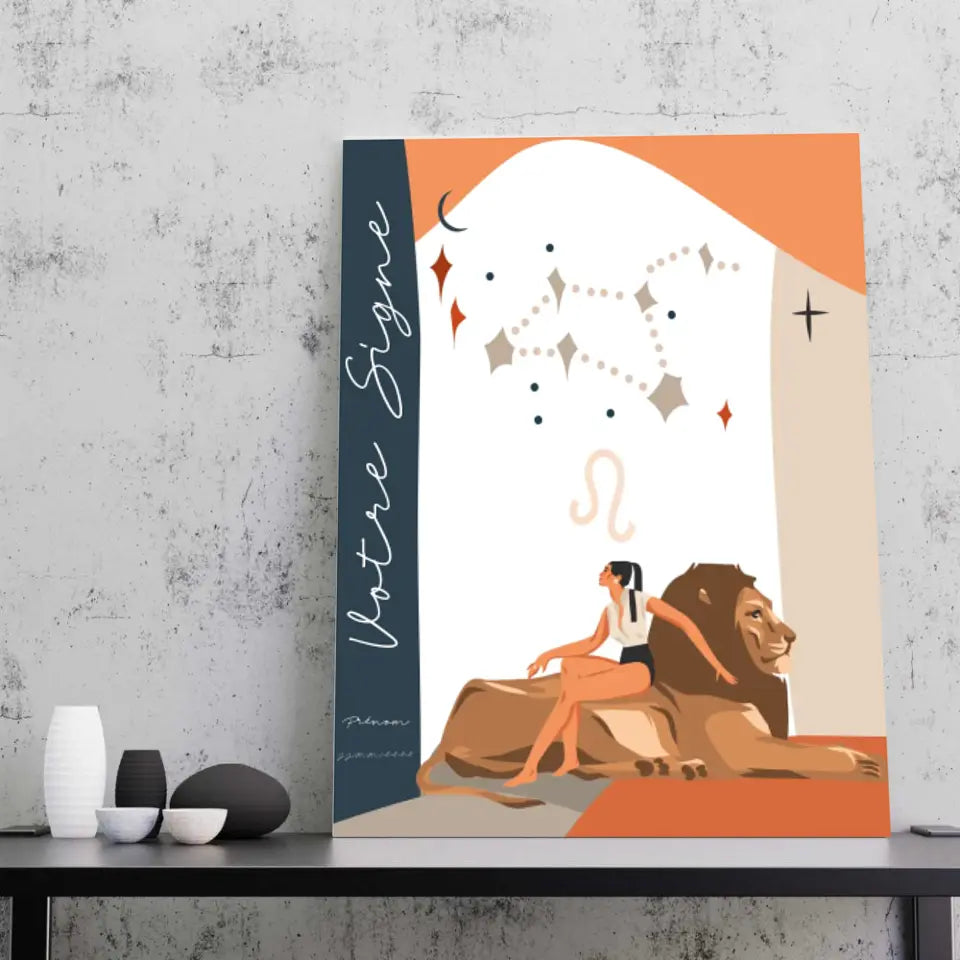Tableau Signe Zodiaque Personnalisé Anastasy Helter