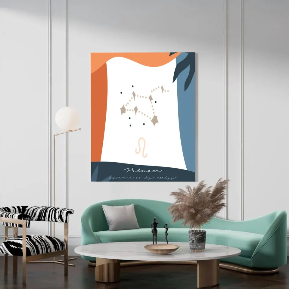 Tableau Signes du Zodiaque Personnalisé Anastasy Helter