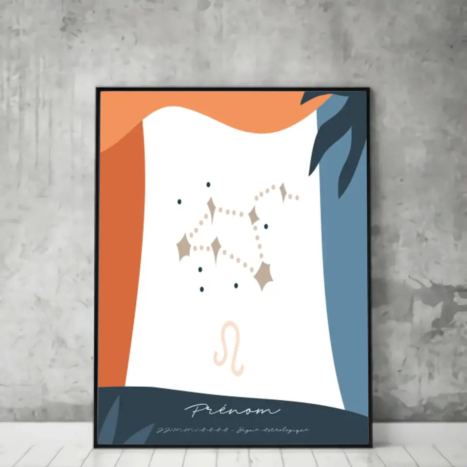 Tableau Signes du Zodiaque Personnalisé Anastasy Helter