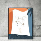 Tableau Signes du Zodiaque Personnalisé Anastasy Helter