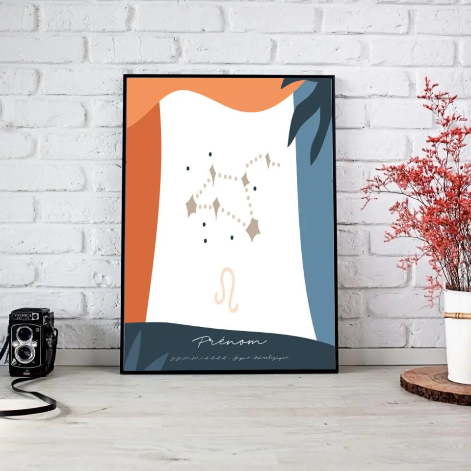 Tableau Signes du Zodiaque Personnalisé Anastasy Helter