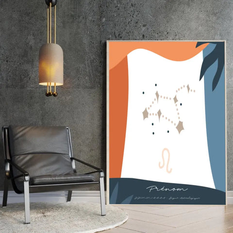 Tableau Signes du Zodiaque Personnalisé Anastasy Helter