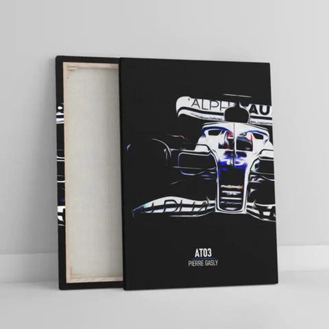 Affiche ou Tableau Alpha Tauri AT03 Pierre Gasly Formule 1