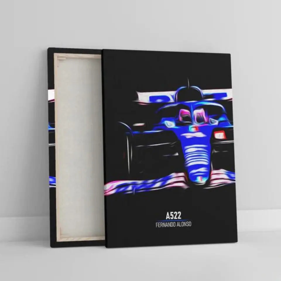 Affiche ou Tableau Alpine A522 Fernando Alonso Formule 1