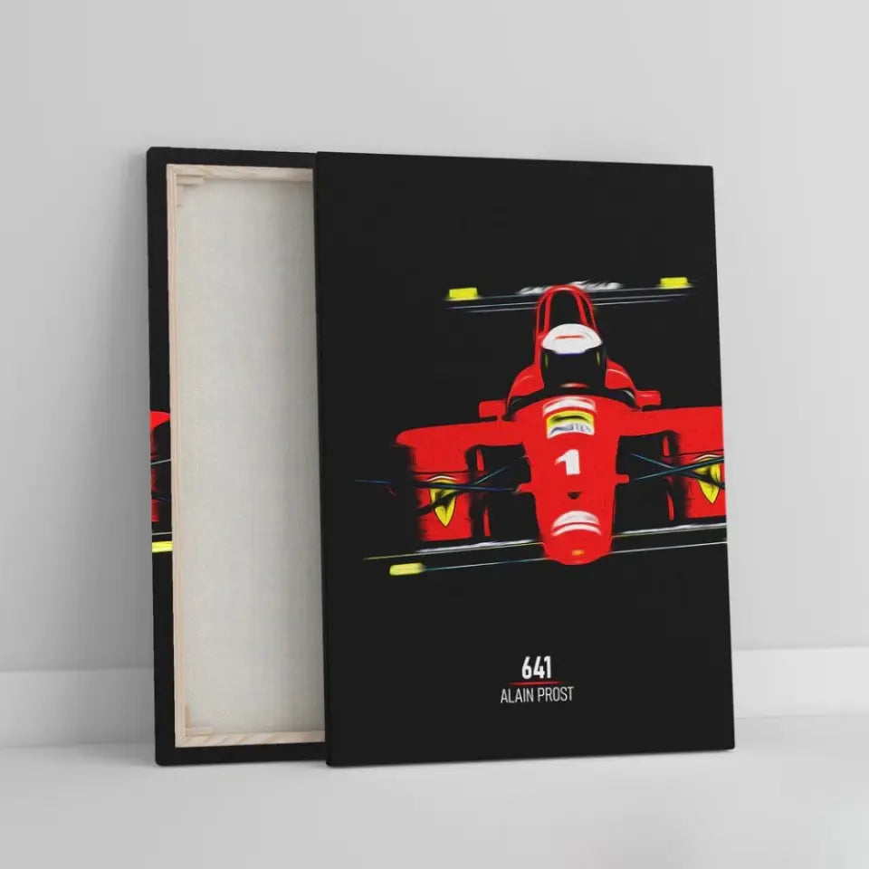 Affiche ou Tableau Ferrari 641 Alain Prost Formule 1