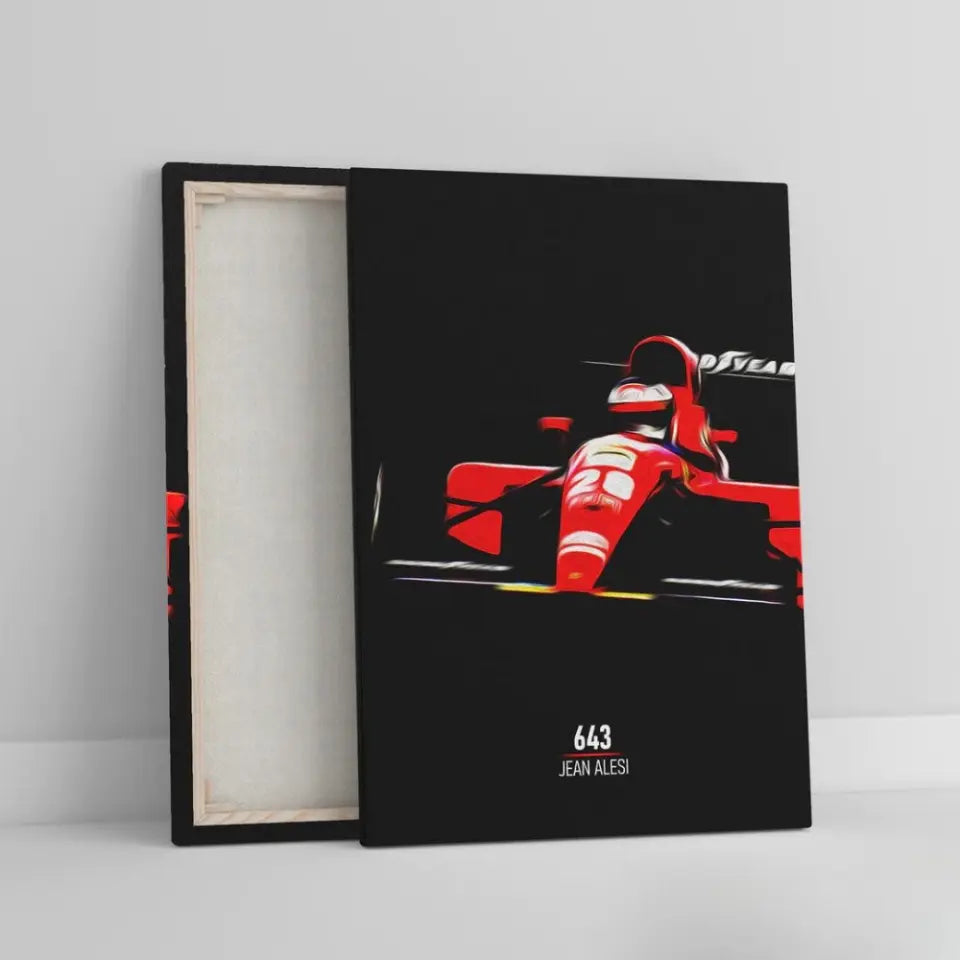 Affiche ou Tableau Ferrari 643 Jean Alesi Formule 1