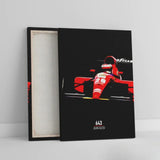 Affiche ou Tableau Ferrari 643 Jean Alesi Formule 1