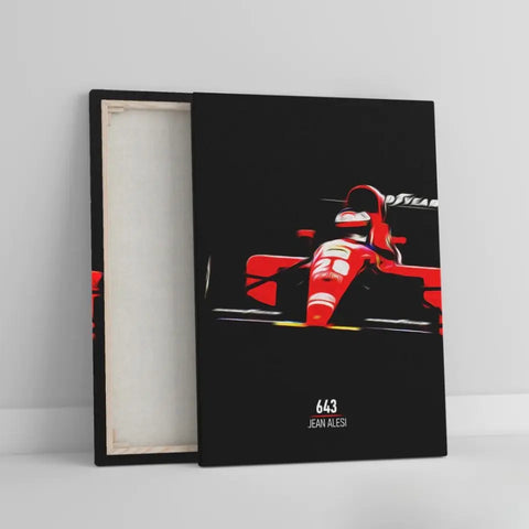 Affiche ou Tableau Ferrari 643 Jean Alesi Formule 1