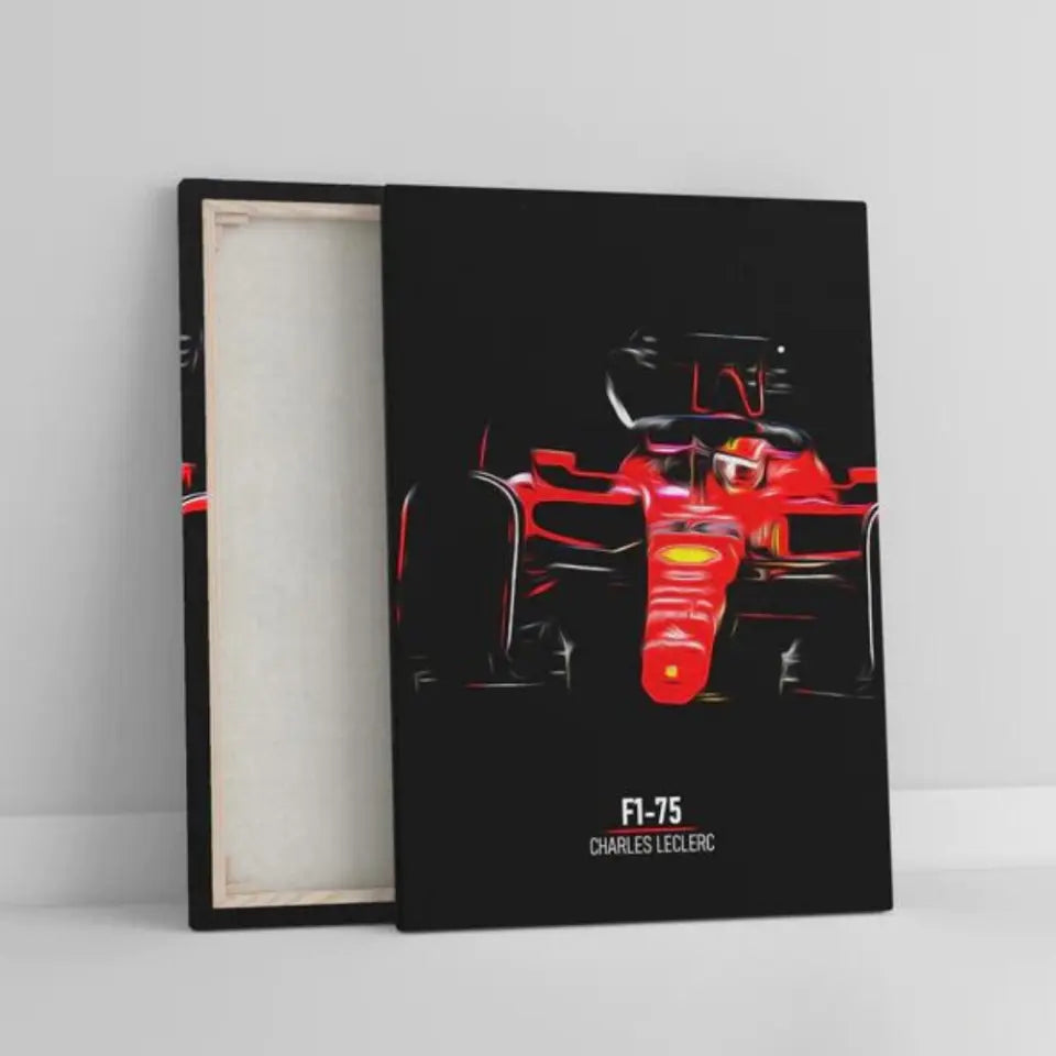 Affiche ou Tableau Ferrari F1-75 Charles Leclerc Formule 1