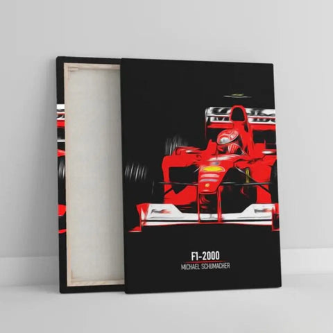 Affiche ou Tableau Ferrari F1-2000 Michael Schumacher Formule 1