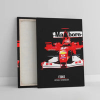 Affiche ou Tableau Ferrari F2002 Michael Schumacher Formule 1