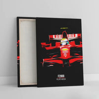 Affiche ou Tableau Ferrari F2008 Felipe Massa Formule 1