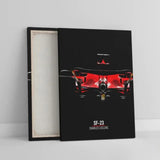 Affiche ou Tableau Ferrari SF-23 Charles Leclerc Formule 1