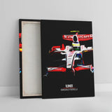 Affiche ou Tableau Force India VJM01 Giancarlo Fisichella Formule 1