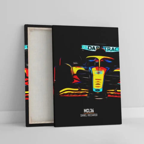 Affiche ou Tableau McLaren MCL36 Daniel Ricciardo Formule 1